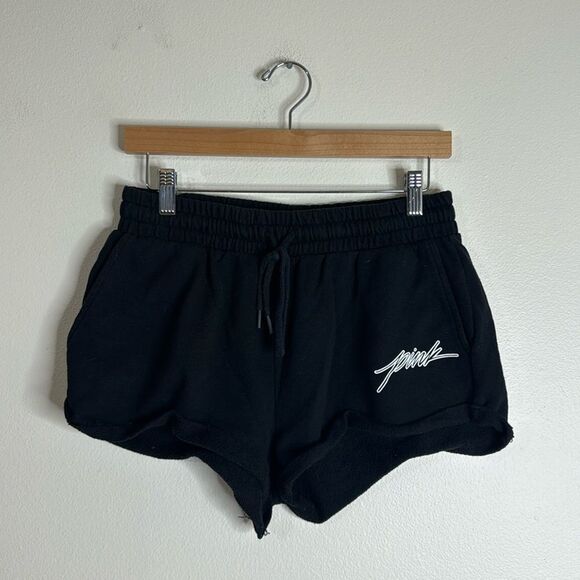 Victoria’s Secret PINK Y2K soft cozy lounge shorts in black size small - Picture 1 of 7